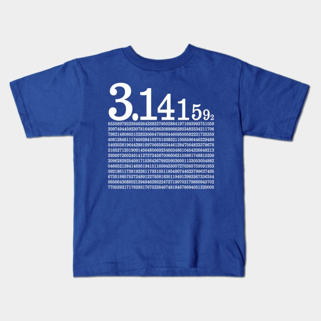 Pi Design Kids T-Shirt by oddmatter
